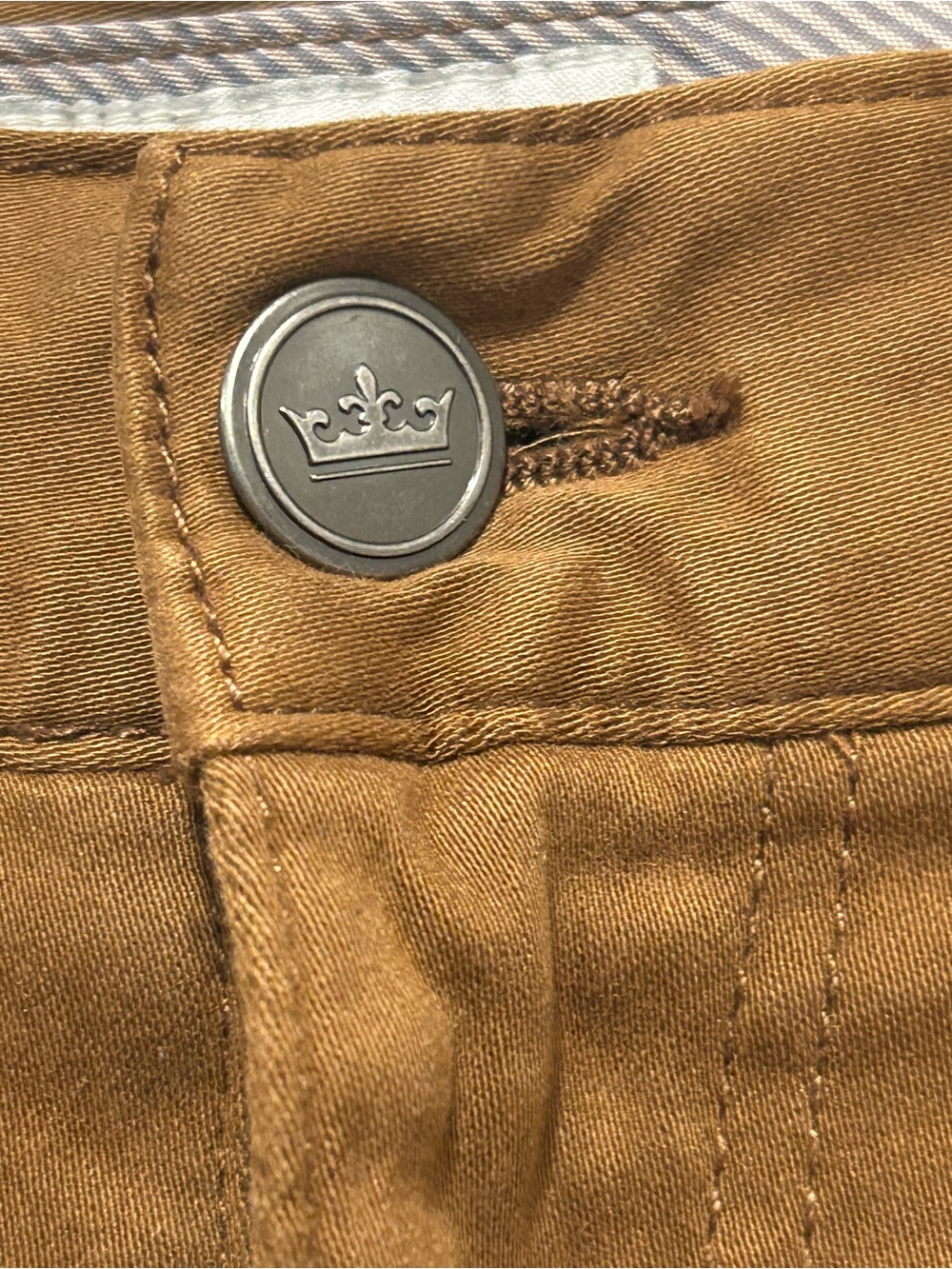 Peter Millar Crown Ultimate Sateen 5-Pocket Pants Chestnut Brown Men's Size 35 - Picture 5 of 13